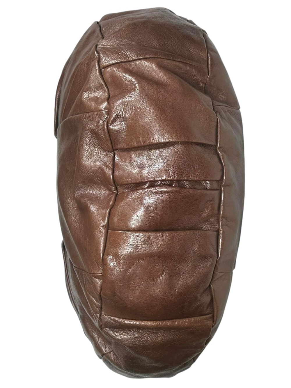 Marni FW09 Oversized Brown Leather Slouch Hobo Tote Bag Crossbody Purse Italy - Picture 4 of 15